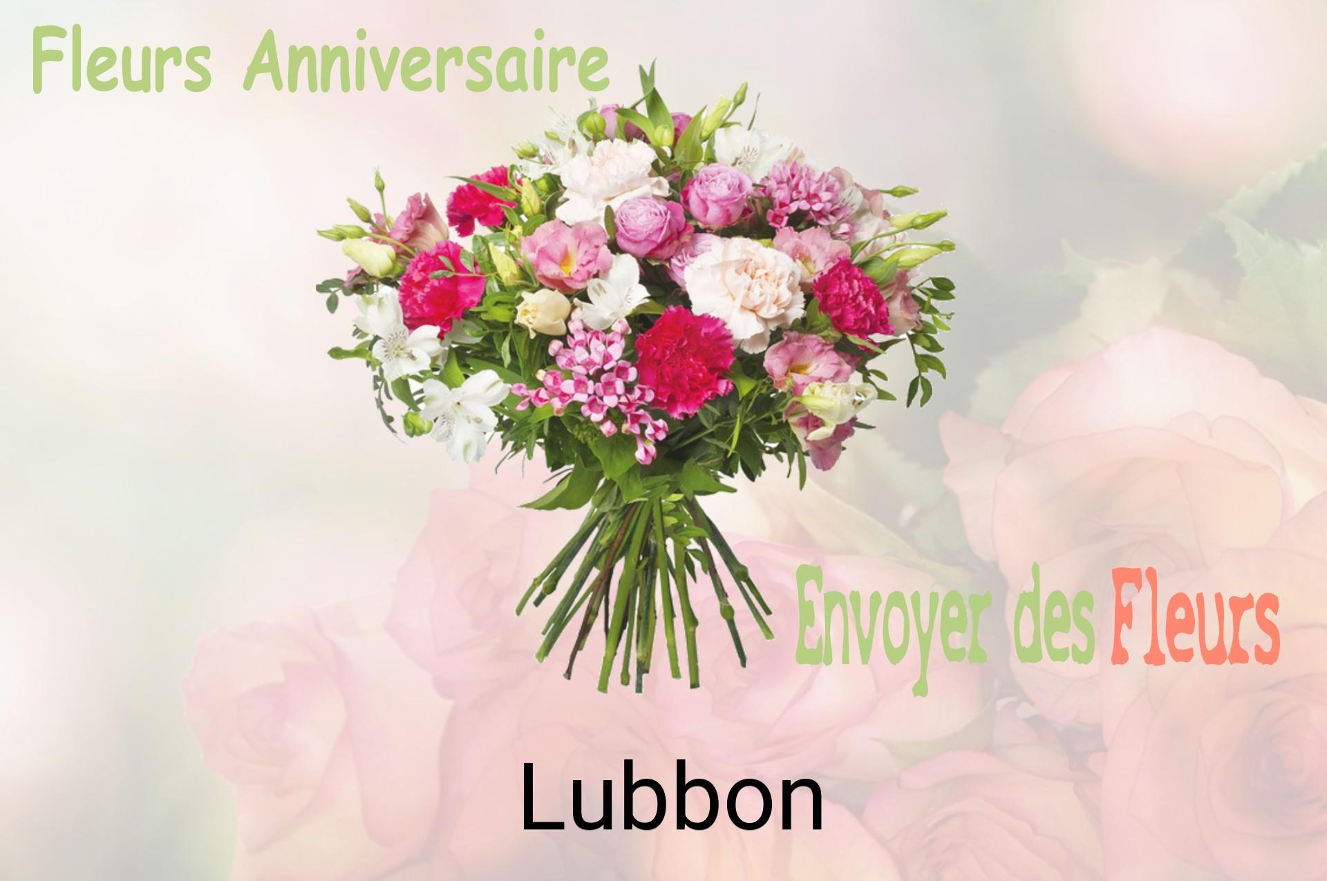 Bouquet de fleurs d’anniversaire livré à Lubbon