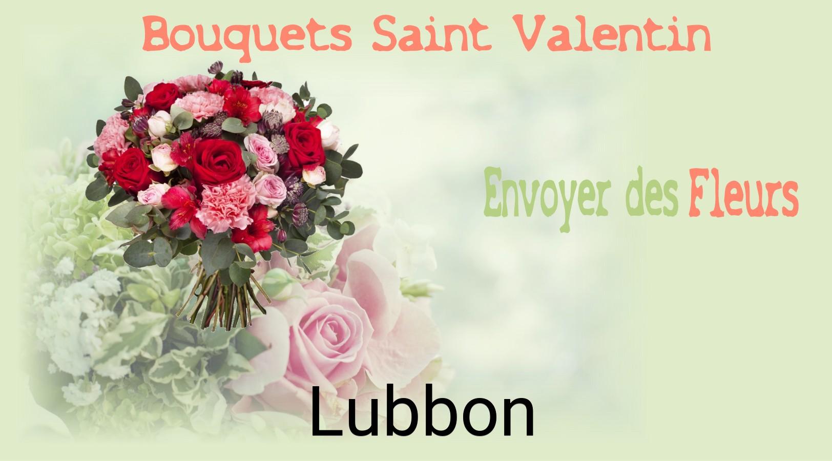 Roses de Saint-Valentin livrées à Lubbon